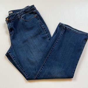 Coldwater Creek dark wash straight leg jean, women’s size 16 petite